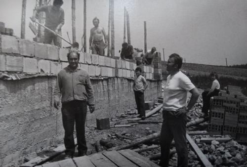 Výstavba MŠ Babkov 1979