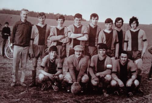 Futbalisti v Babkove 1973