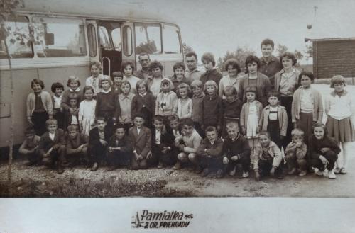Rok 1962&nbsp;- školský výlet na&nbsp;Oravskú priehradu.
