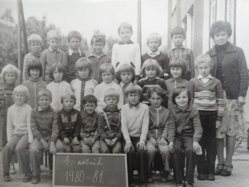 Prváci, školský rok 1980/1981.