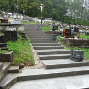 2022 Rekonštrukcia hlavného schodiska na cintoríne v Lietavskej Svinnej